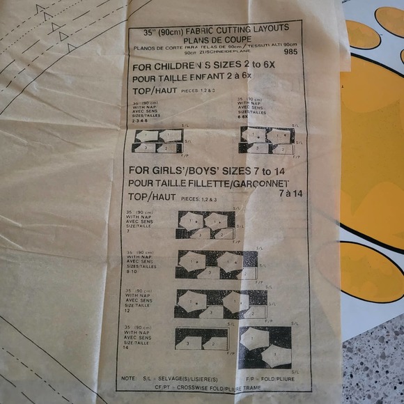 VTG Butterick 1989 BATMAN Iron-On Transfer Kids Sweatshirt Pattern #985✨️NIP - Picture 11 of 16
